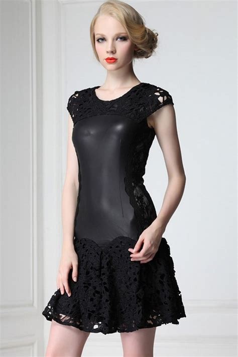 leather and lace dress|Amazon.com: Lace And Leather Dress.